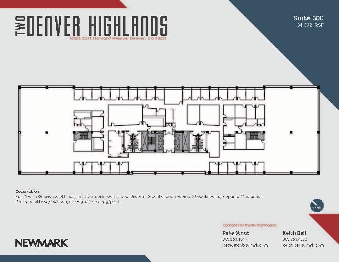 10375 E Harvard Ave, Denver, CO à louer Plan d’étage– Image 1 sur 1