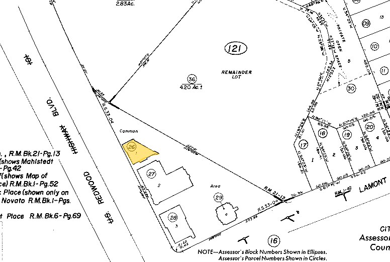 7120 Redwood Blvd, Novato, CA à louer - Plan cadastral – Image 2 sur 8