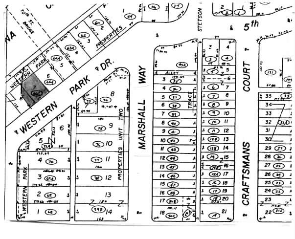 7030 E 5th Ave, Scottsdale, AZ à louer - Plan cadastral – Image 2 sur 5