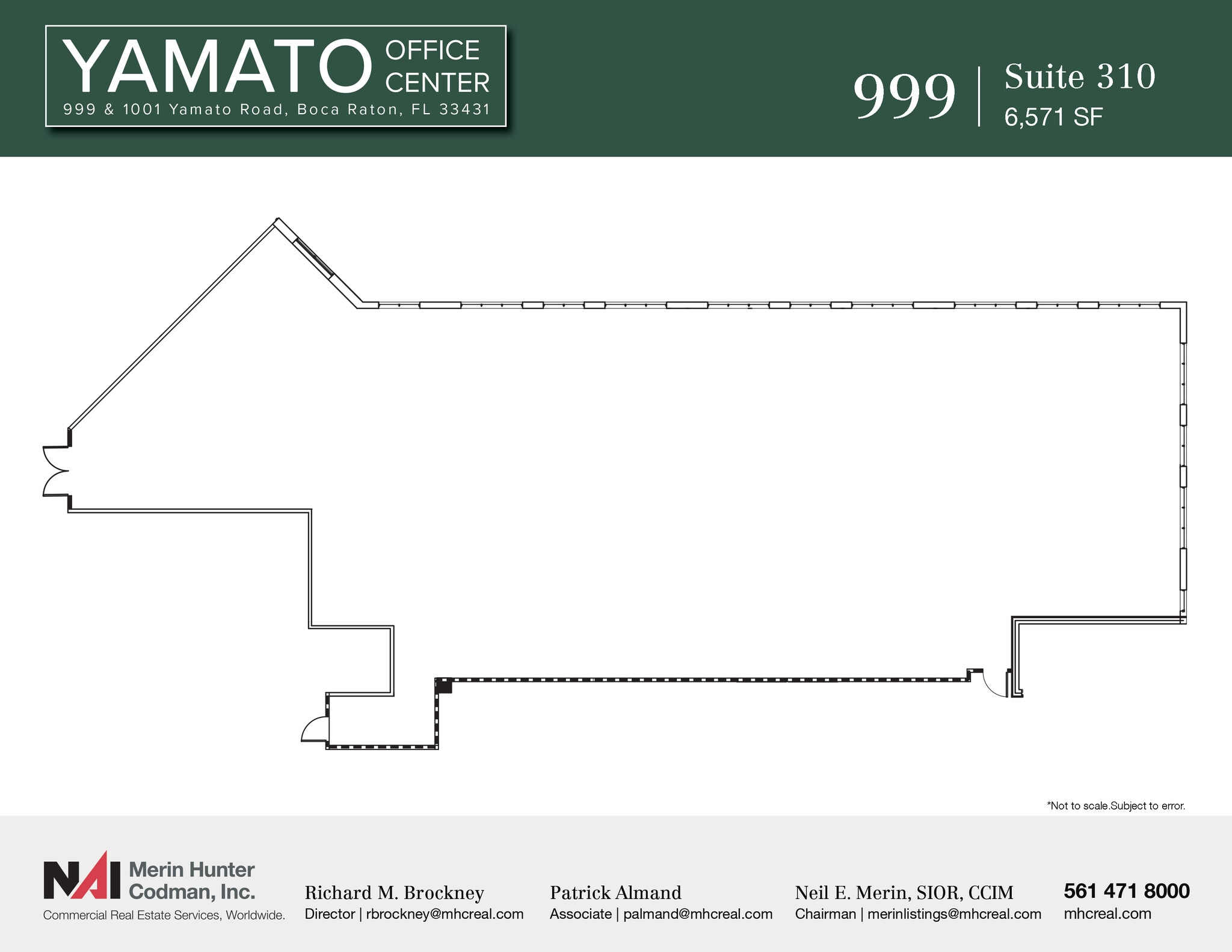 999 Yamato Rd, Boca Raton, FL à louer Plan d’étage– Image 1 sur 11