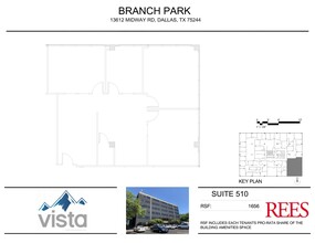 13740 Midway Rd, Farmers Branch, TX à louer Plan de site– Image 1 sur 1