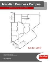 3265 Meridian Pkwy, Weston, FL à louer Plan d’étage– Image 1 sur 1