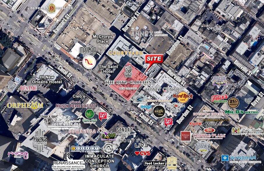 921 Canal St, New Orleans, LA à louer - Aérien – Image 3 sur 3