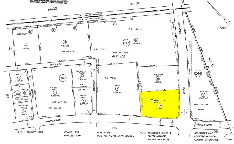 9963-9987 Muirlands Blvd, Irvine, CA à louer - Plan cadastral – Image 2 sur 23