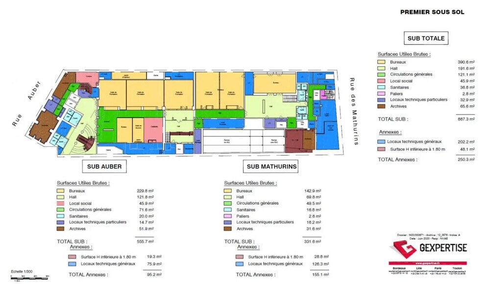 4 Rue Auber, Paris à louer - Plan d’étage – Image 2 sur 2