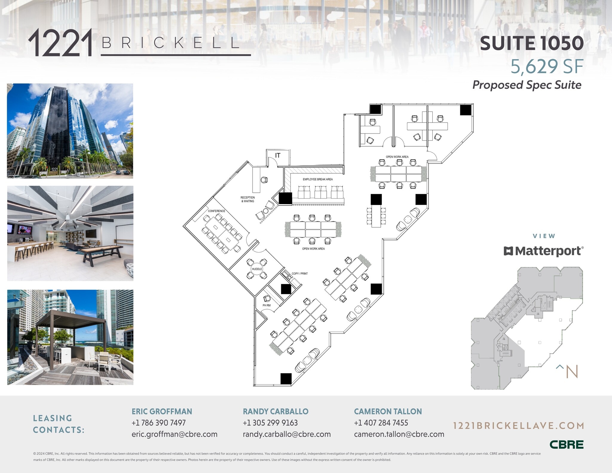 1221 Brickell Ave, Miami, FL à louer Plan de site– Image 1 sur 7