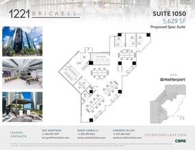 1221 Brickell Ave, Miami, FL à louer Plan de site– Image 1 sur 7