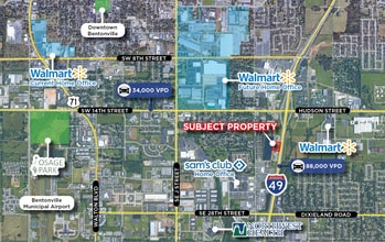 1803 Phyllis St, Bentonville, AR à louer Aérien– Image 2 sur 7