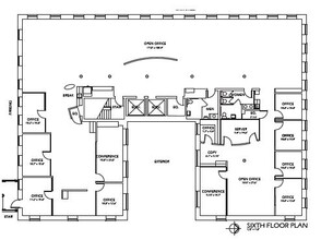 6 E Bay St, Jacksonville, FL à louer Plan d’étage– Image 1 sur 1