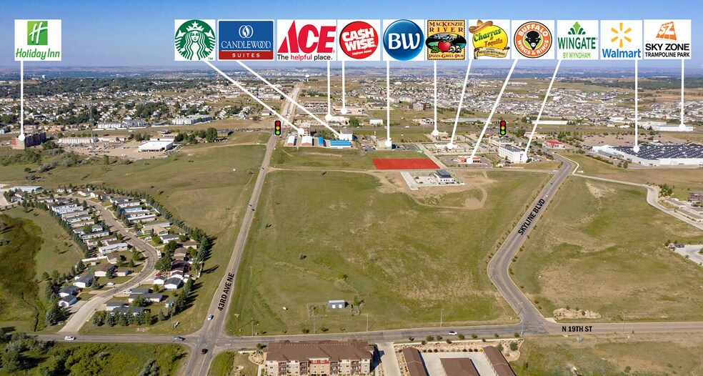 1445 Skyline Way, Bismarck, ND à louer - Aérien – Image 3 sur 3