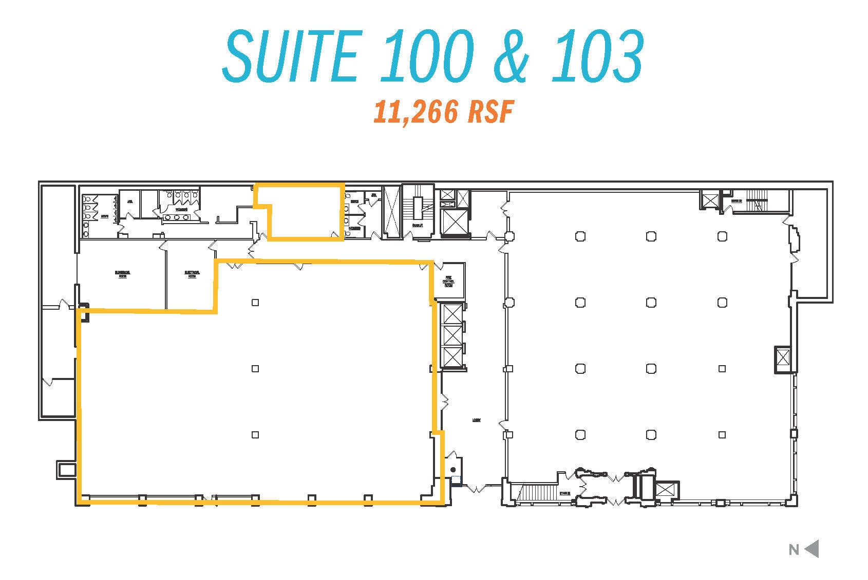 1100 2nd Ave, Seattle, WA à louer Plan d’étage– Image 1 sur 2