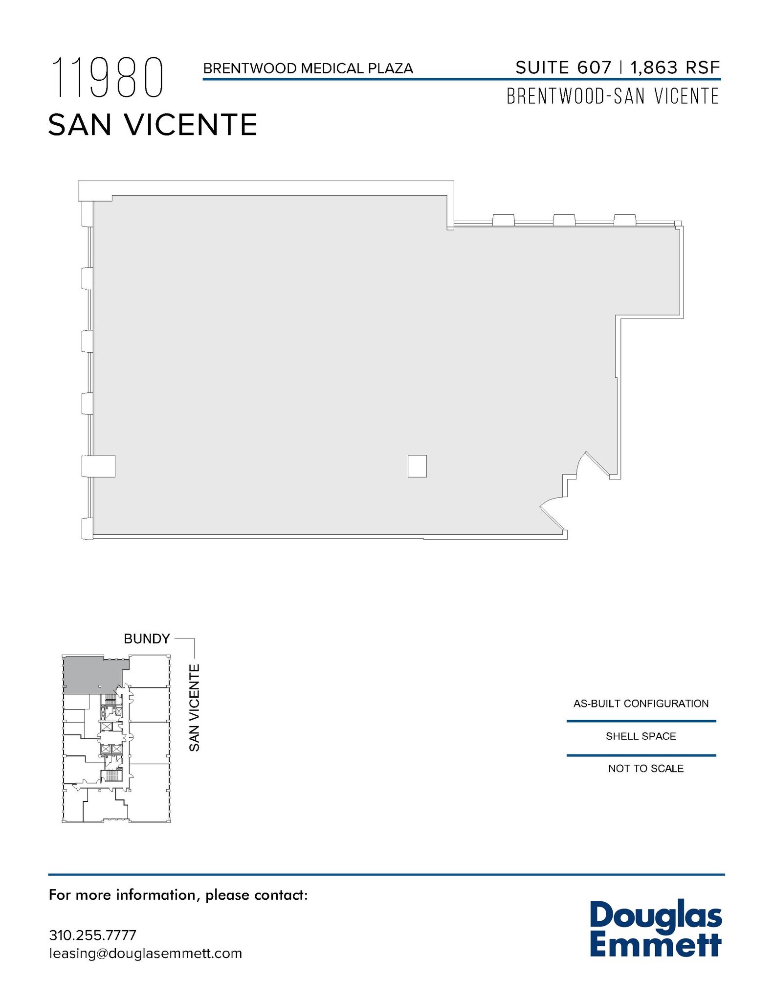 11980 San Vicente Blvd, Los Angeles, CA à louer Plan d’étage– Image 1 sur 1