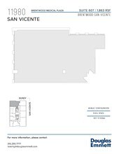 11980 San Vicente Blvd, Los Angeles, CA à louer Plan d’étage– Image 1 sur 1