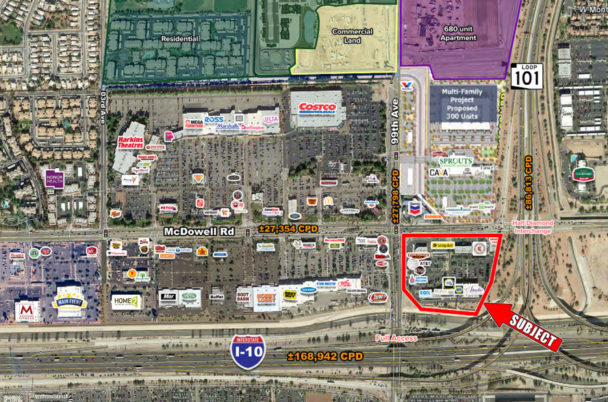 9897 W Mcdowell- Rd, Tolleson, AZ à louer - Aérien – Image 3 sur 9