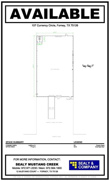 12087 Currency Cir, Forney, TX à louer - Plan d’étage – Image 2 sur 3