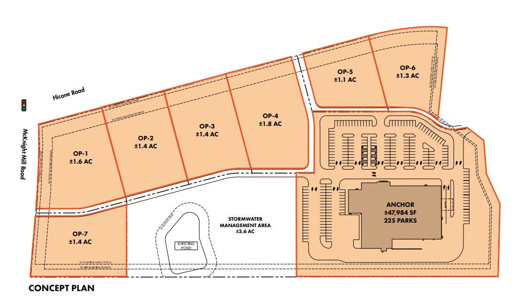 000000 Hicone Rd, Greensboro, NC à louer Plan de site– Image 1 sur 2