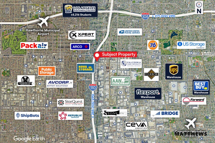 555 W 130th St, Los Angeles, CA à louer - Photo de l’immeuble – Image 3 sur 4