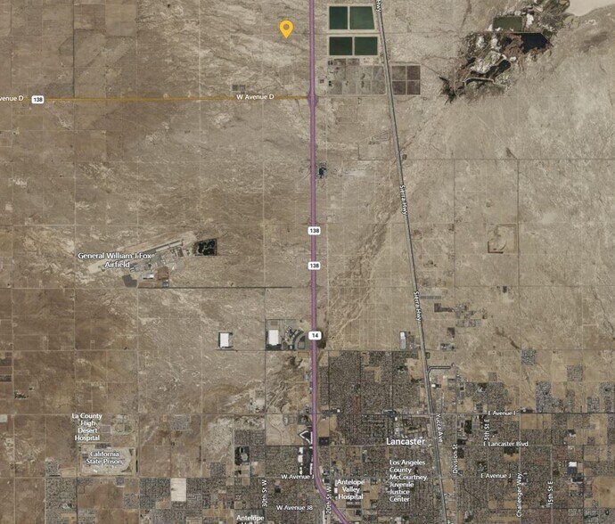 2500 W Avenue C, Lancaster, CA à vendre - Aérien – Image 2 sur 2