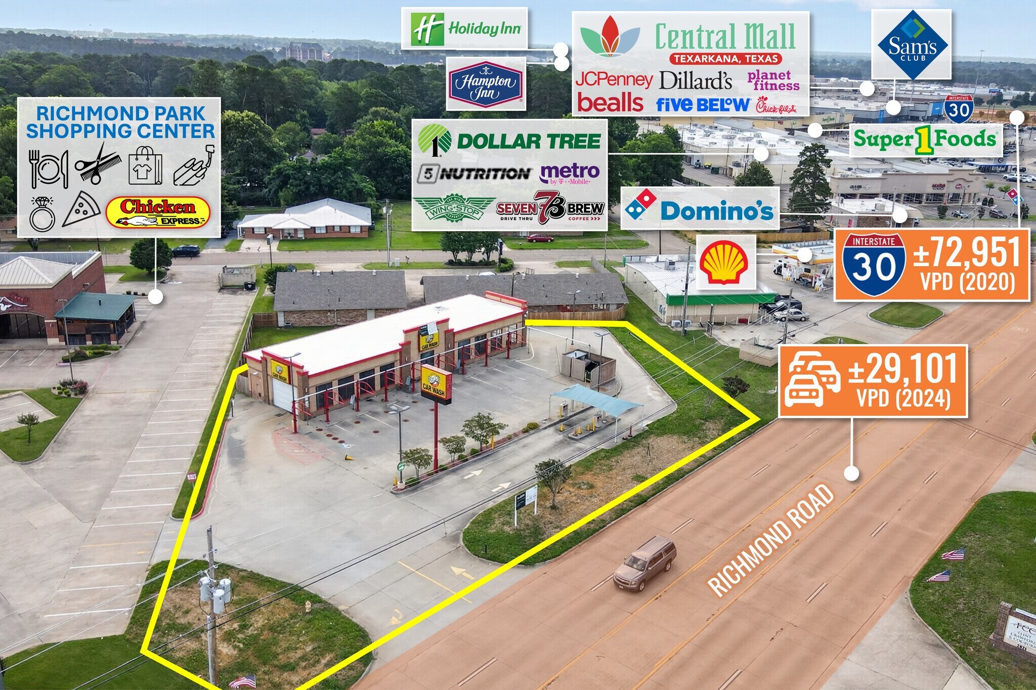 2806 Richmond Rd, Texarkana, TX à vendre Photo de l’immeuble– Image 1 sur 11