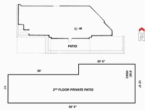 605 Robson St, Vancouver, BC à louer Plan d’étage– Image 1 sur 1