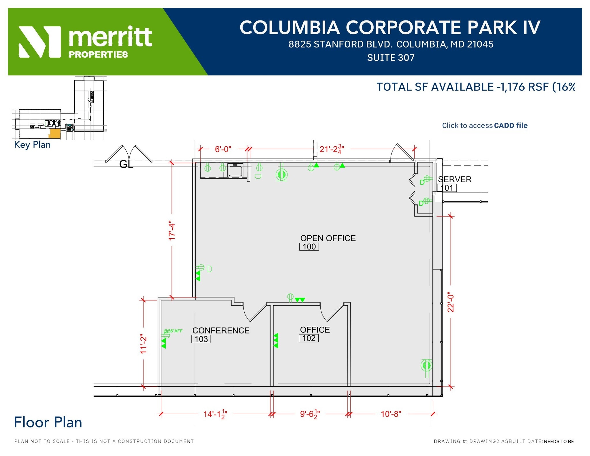 8830 Stanford Blvd, Columbia, MD à louer Plan d’étage– Image 1 sur 1