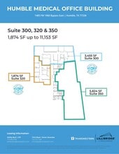 1485 FM 1960 Byp E, Humble, TX à louer Plan d’étage– Image 1 sur 1