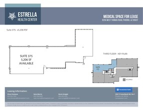 9250 W Thomas Rd, Phoenix, AZ à louer Plan d’étage– Image 1 sur 1