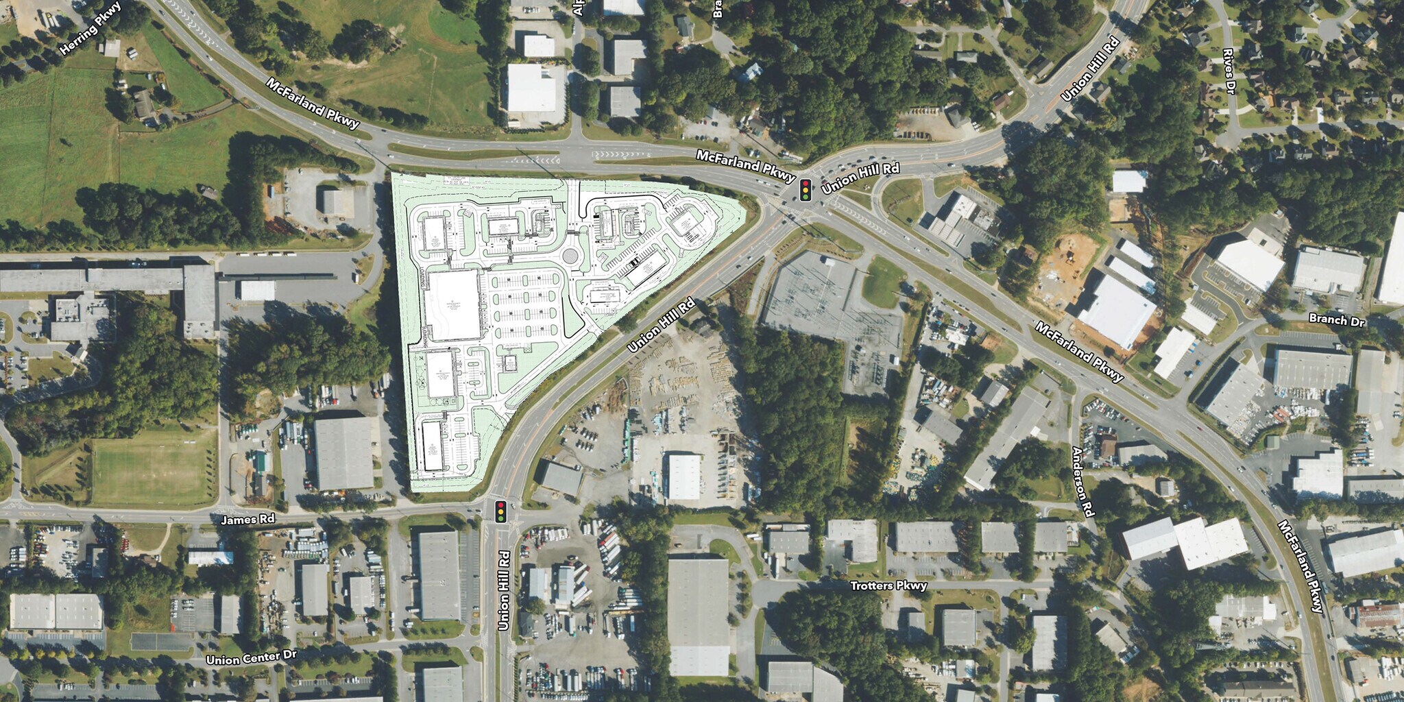 McFarland Parkway & Union Hill Road, Alpharetta, GA à louer Aérien– Image 1 sur 2
