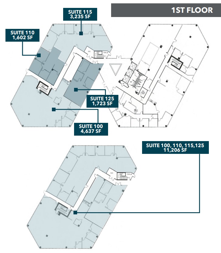 15301 Spectrum Dr, Addison, TX à louer Plan d’étage– Image 1 sur 1