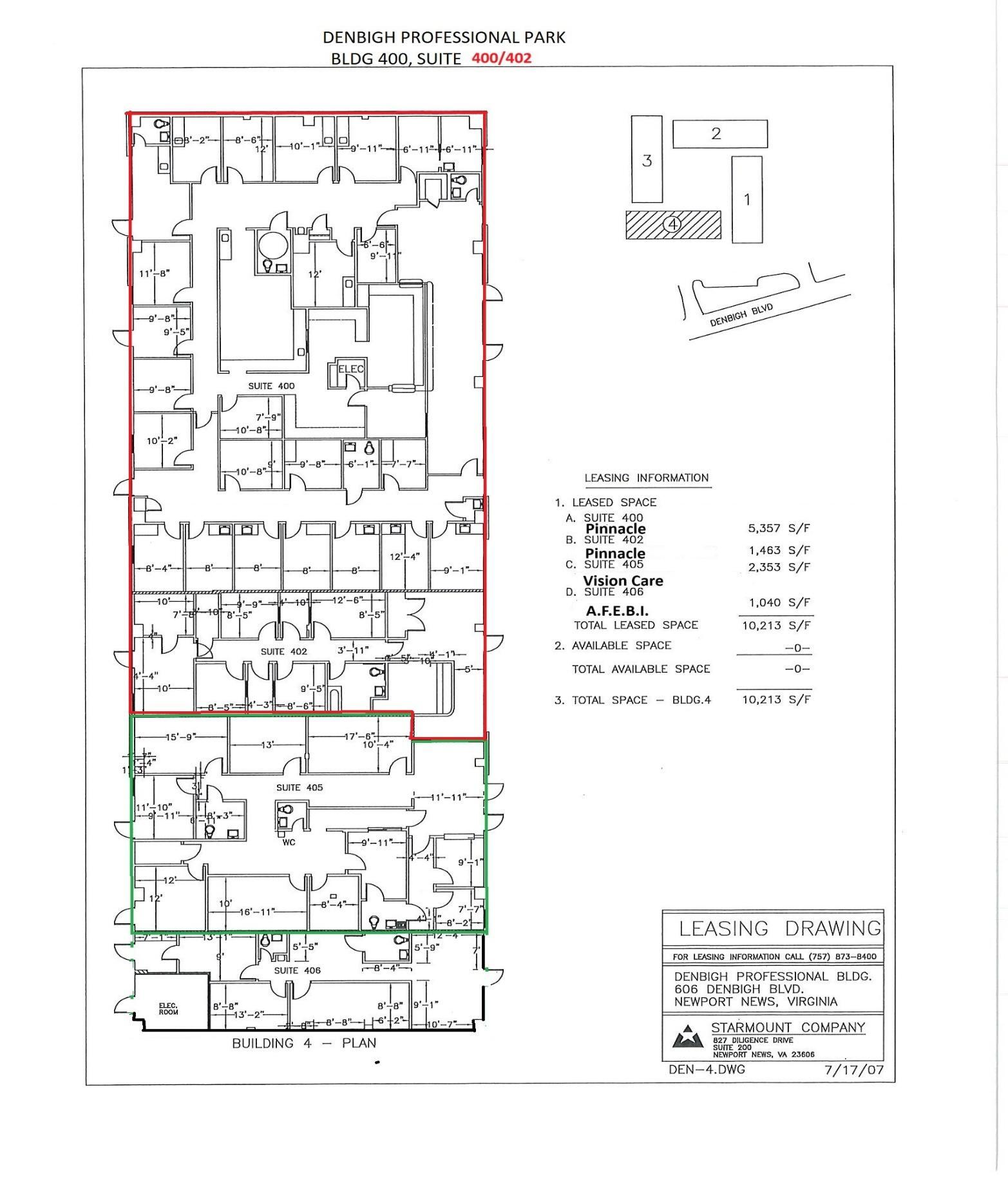 606 Denbigh Blvd, Newport News, VA à louer Plan d’étage– Image 1 sur 2