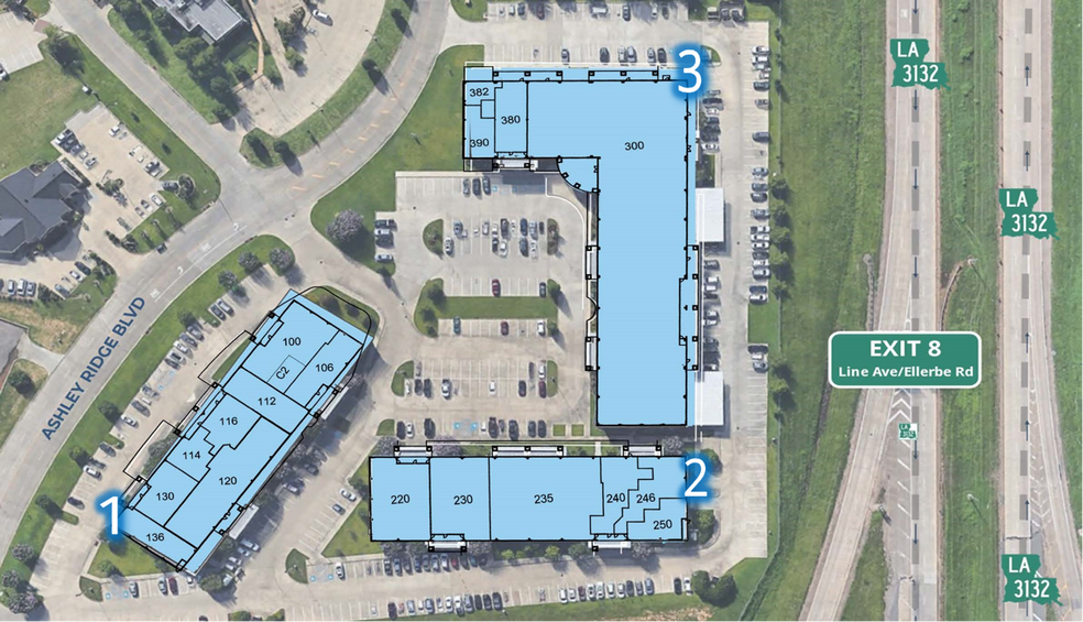 425 Ashley Ridge Blvd, Shreveport, LA à louer - Photo de l’immeuble – Image 3 sur 28