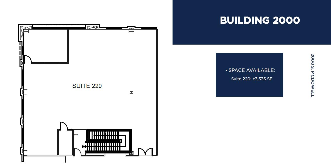 1800 S McDowell Blvd, Petaluma, CA à louer Plan d’étage– Image 1 sur 1
