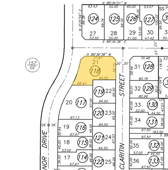 2558-2564 Dakota Ave, Santa Rosa, CA à vendre - Plan cadastral – Image 2 sur 2