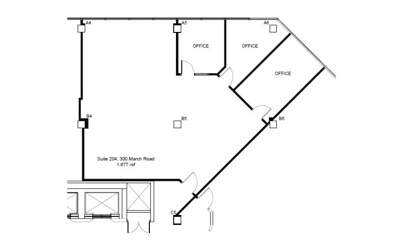 300 March Rd, Ottawa, ON à louer Plan d’étage– Image 1 sur 1