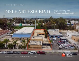 Plus de détails pour 2421 E Artesia Blvd, Long Beach, CA - Local commercial à vendre