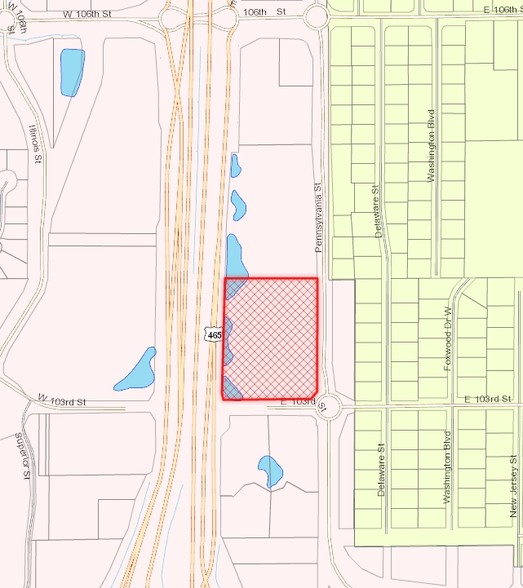 10333 N Meridian St, Carmel, IN à louer - Plan cadastral – Image 2 sur 6