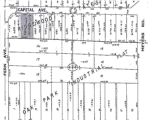 13001 Capital St, Oak Park, MI à louer - Plan cadastral – Image 1 sur 1