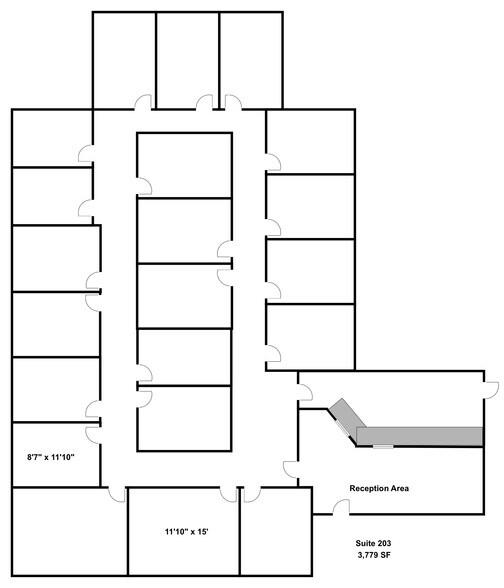 MEDICAL OFFICE CONDOS portefeuille de 2 biens à vendre sur LoopNet.fr - Plan d’étage – Image 3 sur 3
