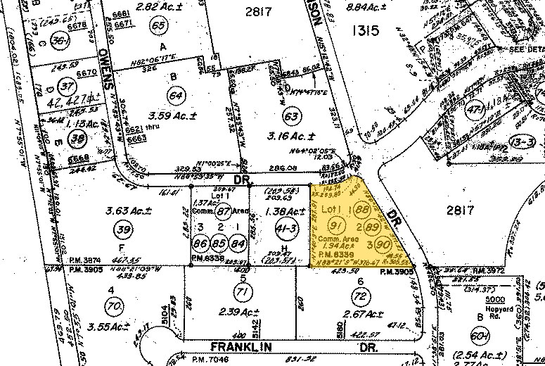 6620-6626 Owens Dr, Pleasanton, CA à vendre - Plan cadastral – Image 2 sur 10