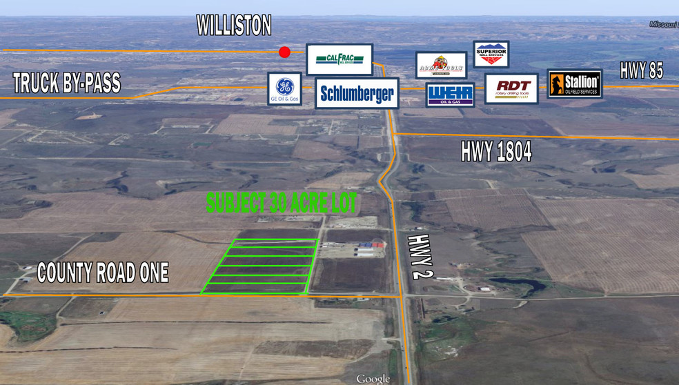 Hwy 1804 & Hwy 2 Hwy, Williston, ND à vendre - Photo principale – Image 2 sur 2