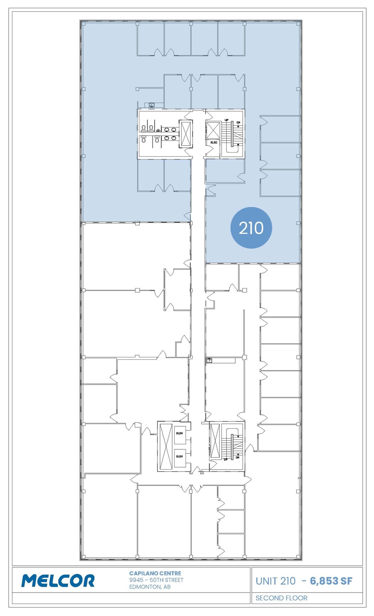 9945 50 St NW, Edmonton, AB à louer Plan d’étage– Image 1 sur 1