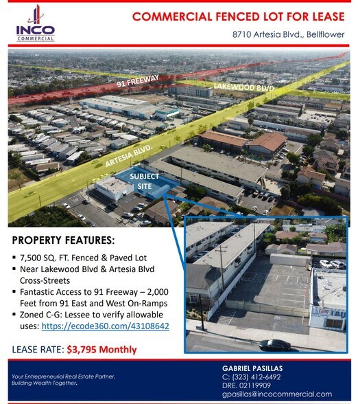 8710 Artesia Blvd, Bellflower, CA à louer - Photo de l’immeuble – Image 2 sur 3