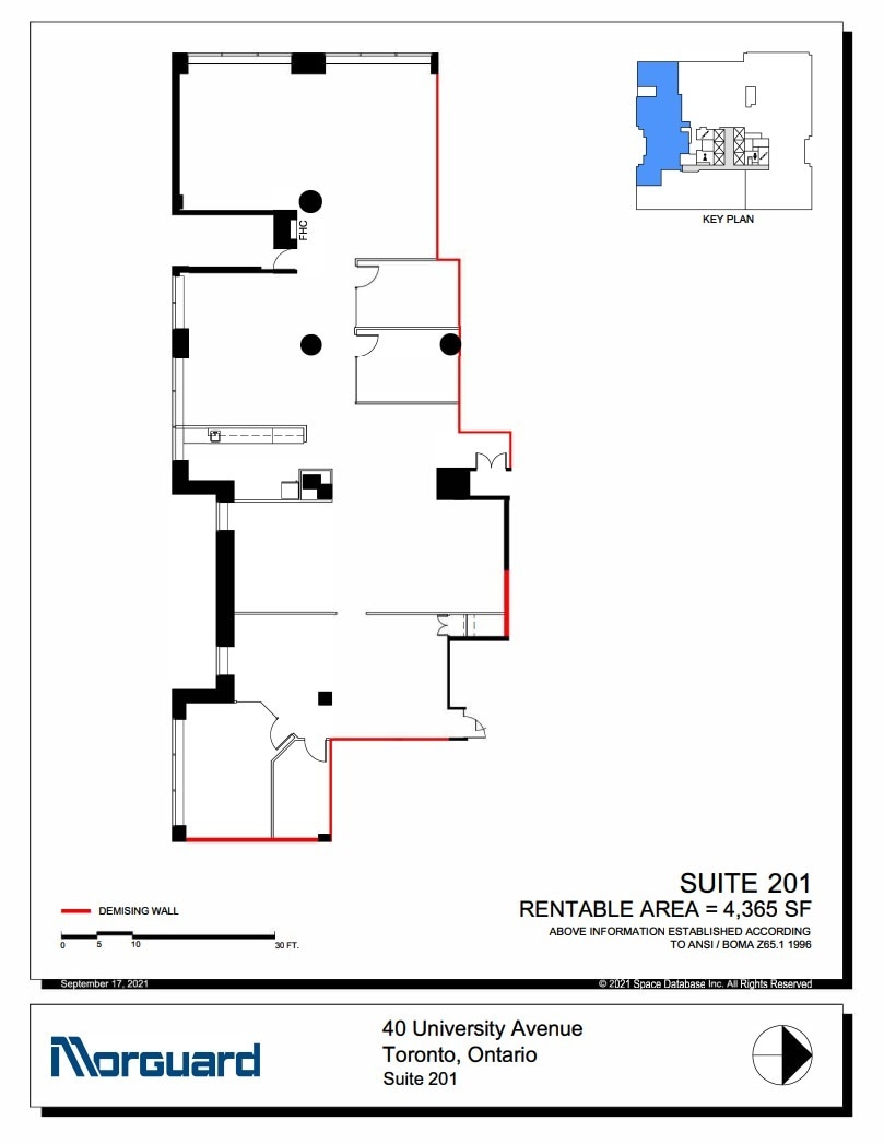 40 University Ave, Toronto, ON à louer Plan d’étage– Image 1 sur 1