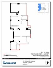 40 University Ave, Toronto, ON à louer Plan d’étage– Image 1 sur 1
