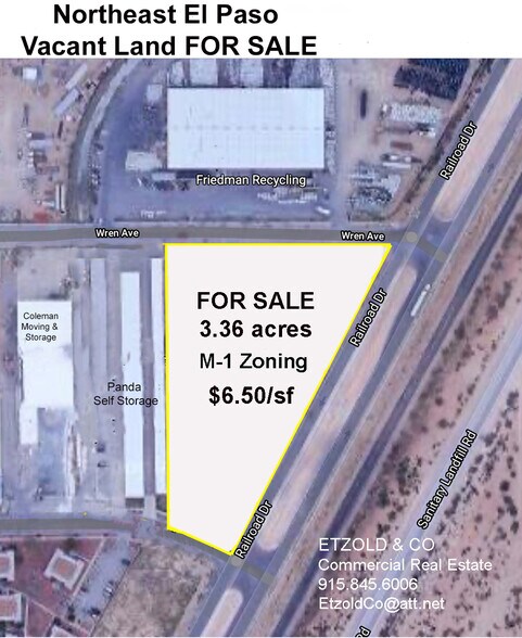 Railroad Drive, El Paso, TX à vendre - Photo de l’immeuble – Image 3 sur 8