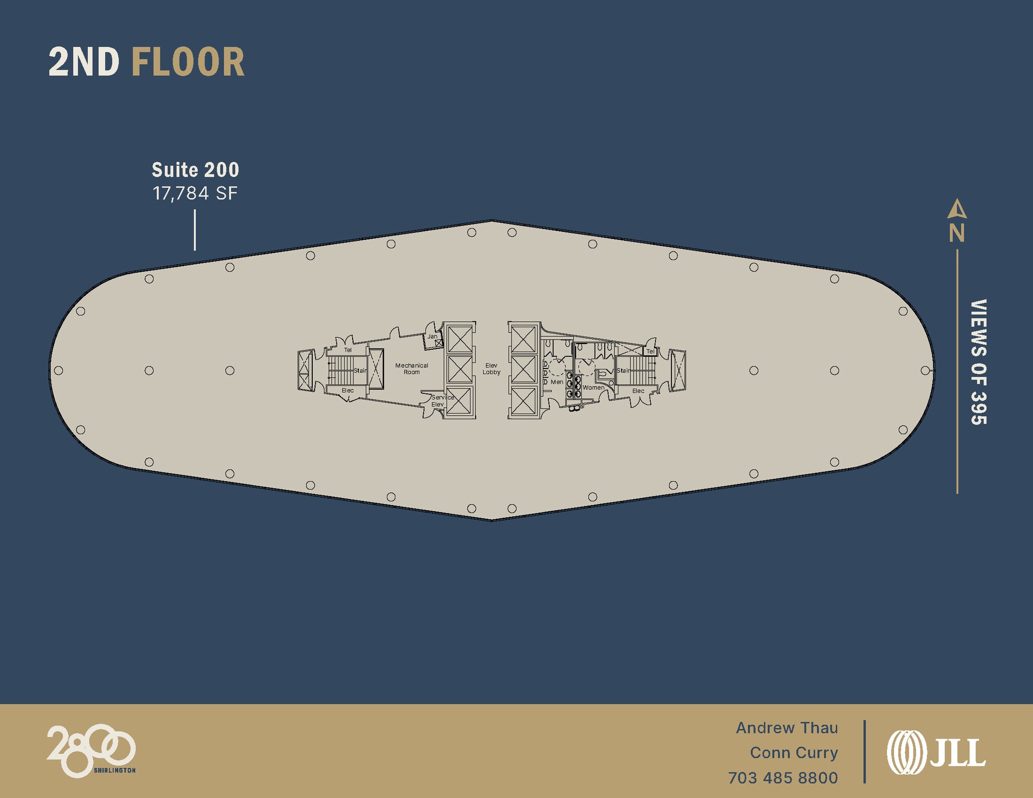 2800 S Shirlington Rd, Arlington, VA à louer Plan d’étage– Image 1 sur 1