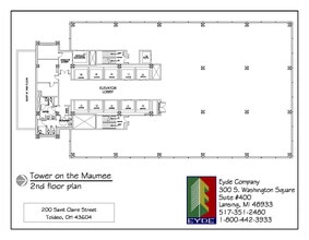 200 N Saint Clair St, Toledo, OH à louer Plan d’étage– Image 1 sur 1