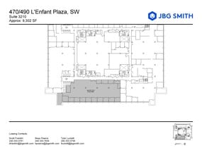 470-490 L'Enfant Plz SW, Washington, DC à louer Plan d’étage– Image 1 sur 2