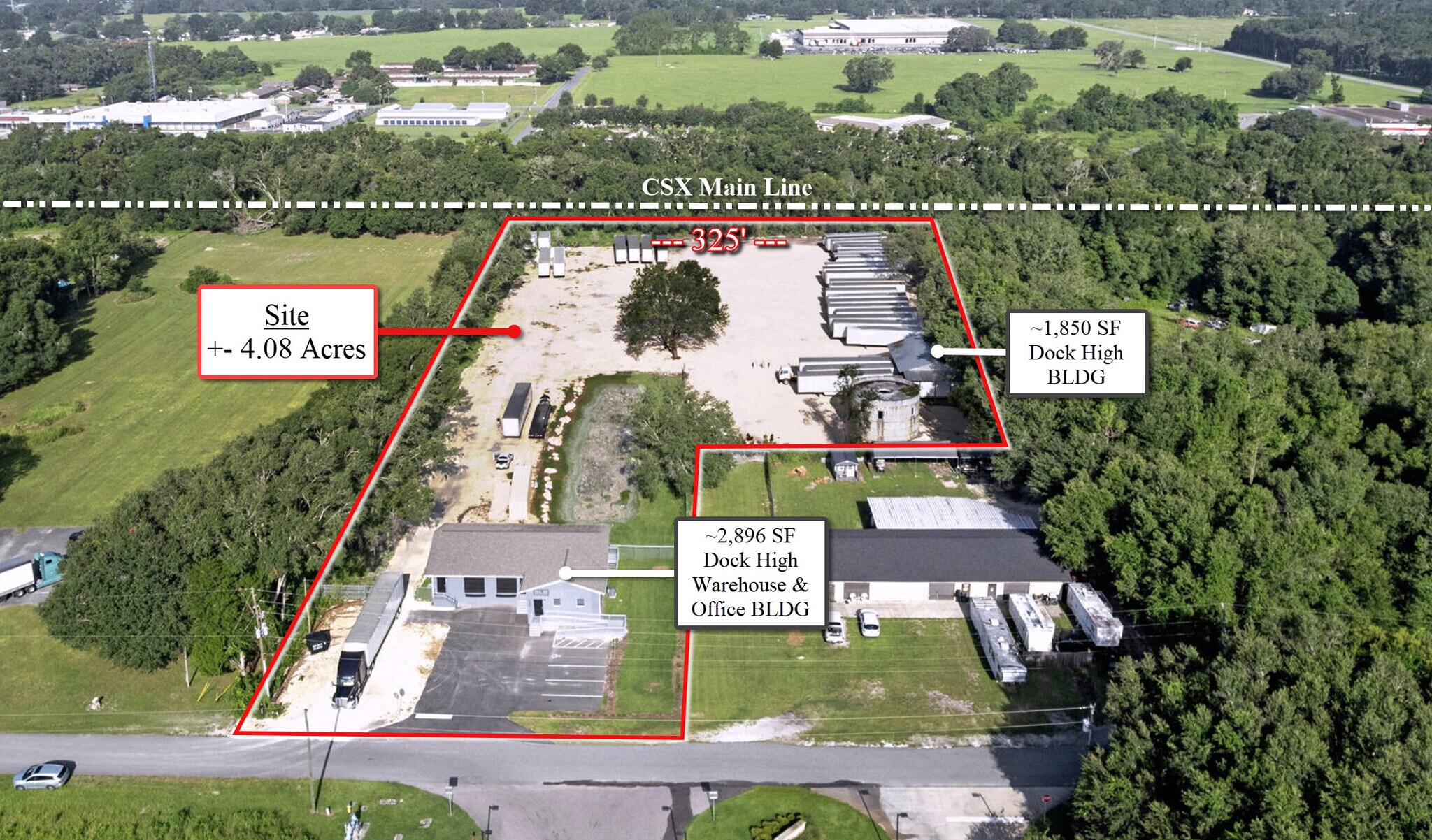 5256 CR 542F, Bushnell, FL à vendre Aérien– Image 1 sur 16