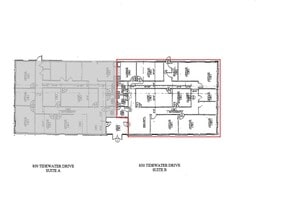 850 Tidewater Dr, Norfolk, VA à louer Plan d’étage– Image 1 sur 1